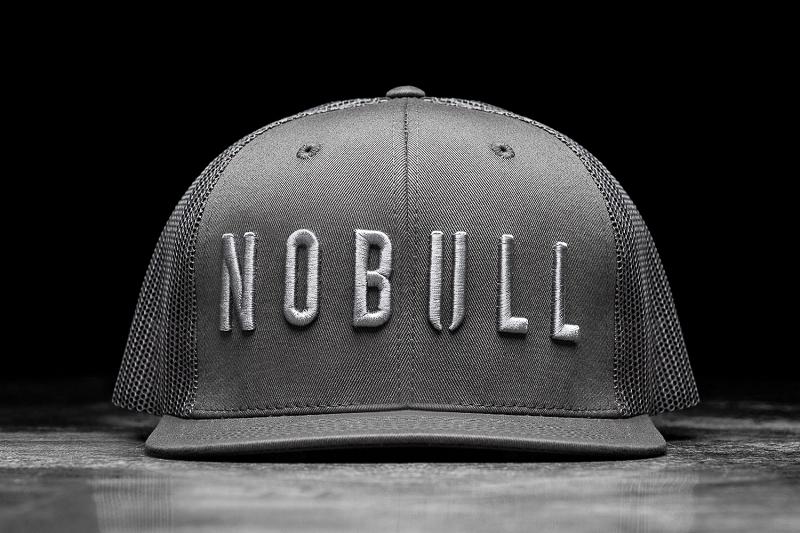 Black Nobull Flat-Brim Trucker Women's Hats | CA Z2292U